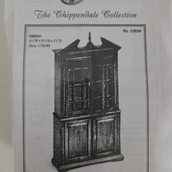 NWT Houseworks Shenandoah Designs Cabinet Doll House Miniature Kit - Picture 4 of 4